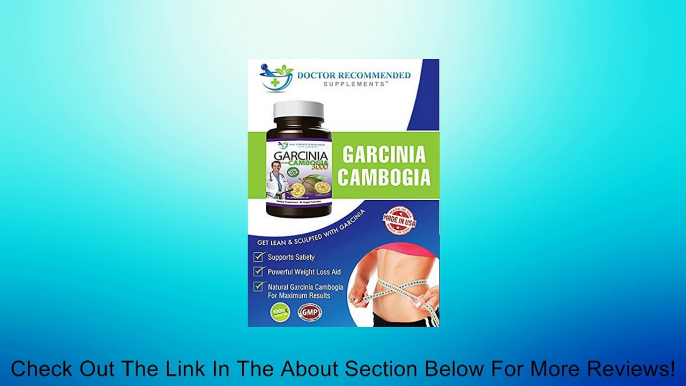 Garcinia Cambogia Extract 3000 Diet Pills-Pure CERTIFIED TESTED AS 80% HCA (OTHERS AREN'T)-GLUTEN FREE-GMO FREE! - Doctor Recommended Formula - 1000mg 90 capsules - Maximum Dosage (3000mg Veggie Diet Pills Daily) - 100% Natural Weight Loss Supplement - 30