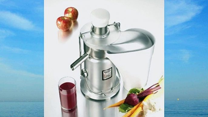 Waring Commercial JE2000 HeavyDuty Stainless Steel Juice Extractor with Pulp Ejection