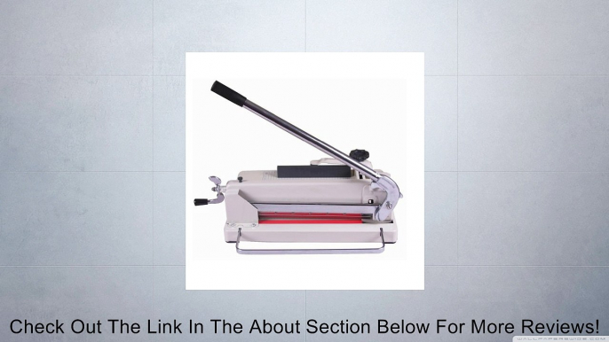 Sanven A4 Paper Cutter Precise and Thick Layer Industrial Heavy Duty Layer the Blade on This Unit Is a Hardened Steel, Razor Sharp 12" Blade