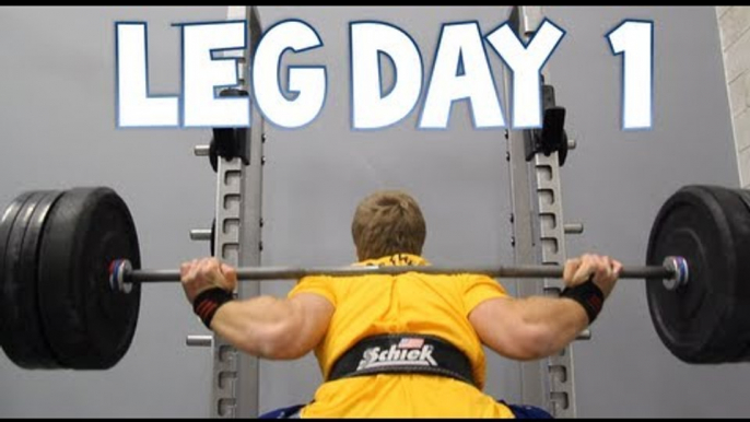 Leg Workout - Back Squats, Lunges, Front Squats | Furious Pete