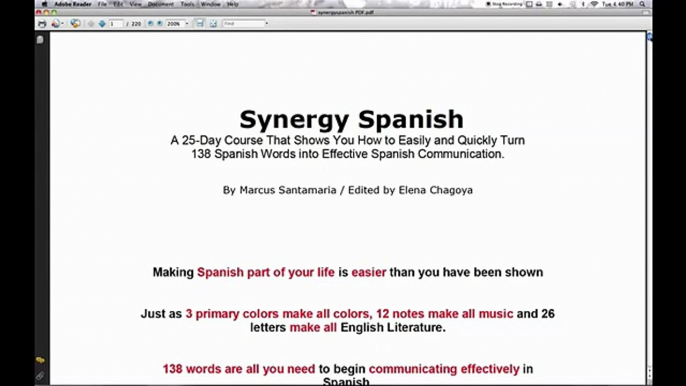 The Best Language Learning Program Ever!!! Synergy Spanish A Learn Spanish Course For Beginners