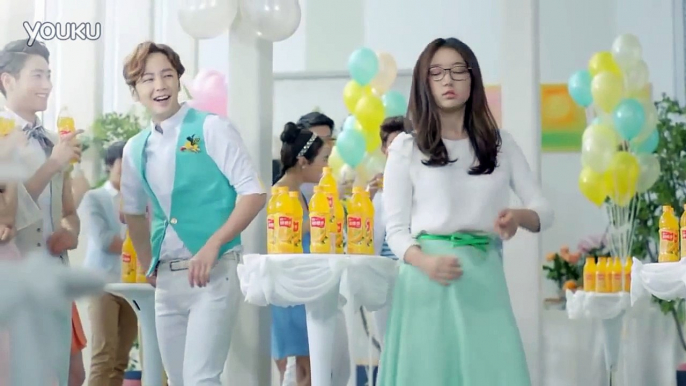 Park Shin Hye and Jang Keun Suk for Tongyi Juice 30s