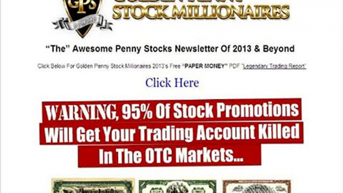 Golden Penny Stock Millionaires com Is $47 Mthly Recurring Commissions Software