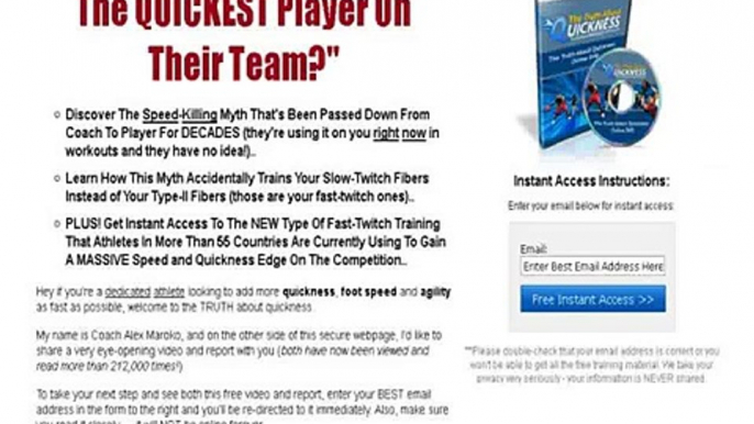 The Truth About Quickness 2.0. Serious Affiliates Live Like Vip