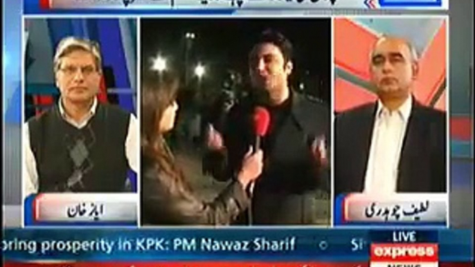 Murad Saeed Blasting reply to Nawaz Shareef on his speech today at Hawalian (November 29, 2014)