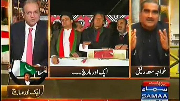 Anchor Nadeem Malik Made Khawaja Saad Rafique Speechless in a Live Show