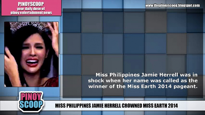 Miss Philippines Jamie Herrell In Shock As She Was Crowned Miss Earth 2014