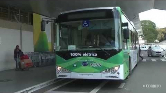 Viracopos testa ônibus elétrico para passageiros