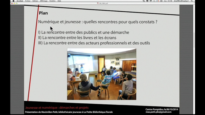 Rencontre "Médiation & numérique" 2014 : Petite Bibliothèque Ronde