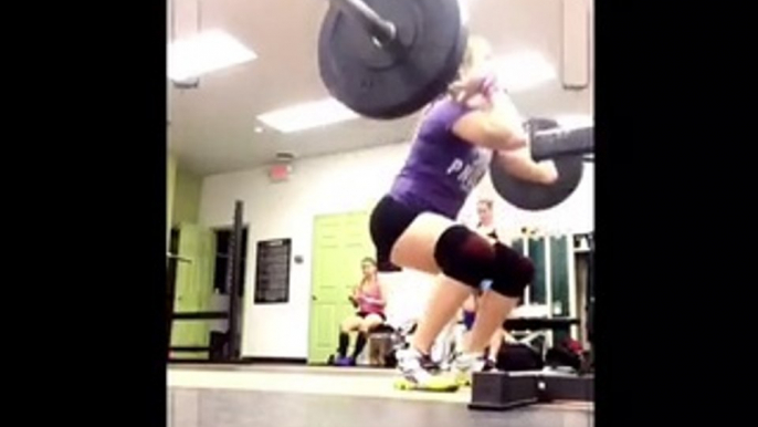 Front squat wave 135 145 155 165 155 145 135