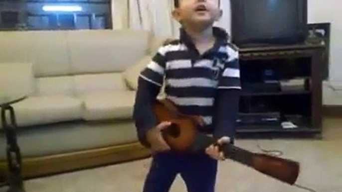 Little Atif Aslam So Cute. Talented Kid FOLLOW ME