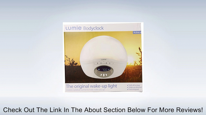 Lumie Body Clock Active 250, Dawn Simulator Alarm Clock with FM Radio, White Review