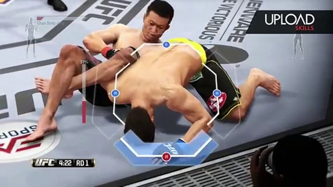 EA UFC Submissions 101 - The Omoplata From Guard (Submissive)