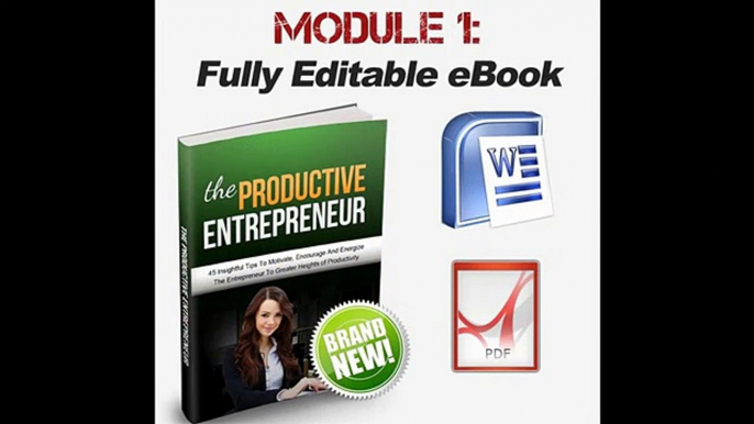 The Productive Entrepreneur - Includes Full Private Label Rights