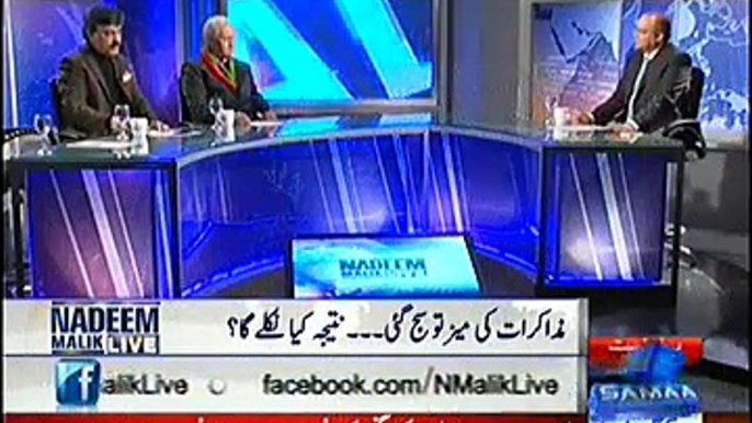 Nadeem Malik Live (Karachi May Ehtejaj Pur Aman Hoga, Imran Khan) - 11th December 2014