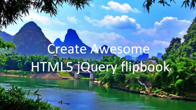 HTML5 & jQuery technology enables you to create more interactive flipbook