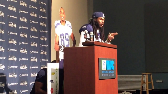 Richard Sherman, Doug Baldwin mock NFL media policies