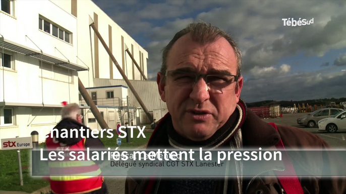 Chantiers STX. Les salariés mettent la pression