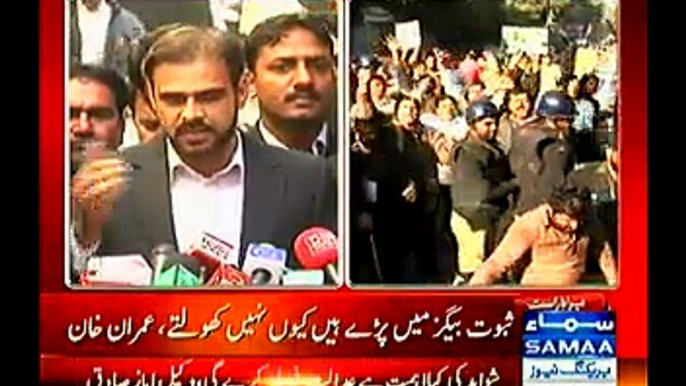 Imran Khan Failed To Provide Evidences Of Rigging About NA-122 Elections:- Ayaz Sadiq's Lawyers Media talk