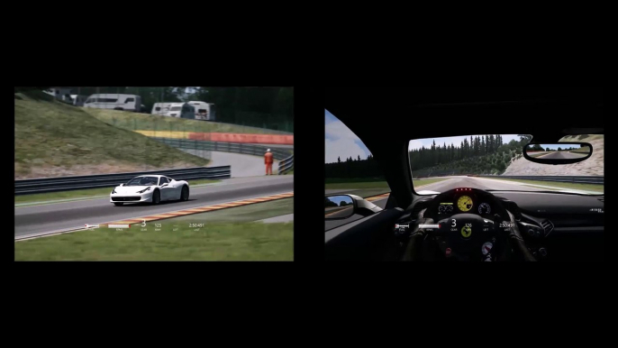 Ferrari 458 Italia, Circuit de spa-Francorchamps, Side by Side, Onboard + Replay, Assetto Corsa HD