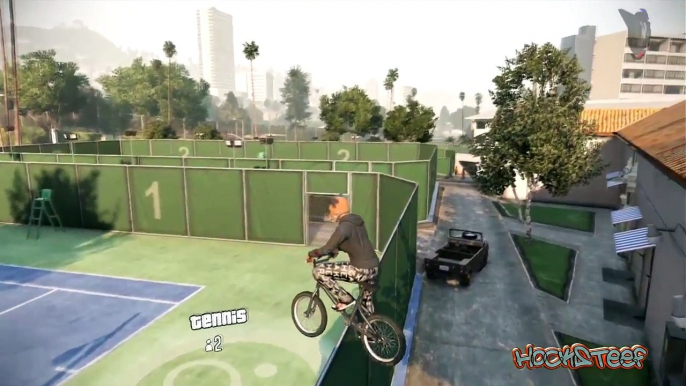 UNREAL GTA 5 BMX STUNT MONTAGE! (GTA V STUNTS)