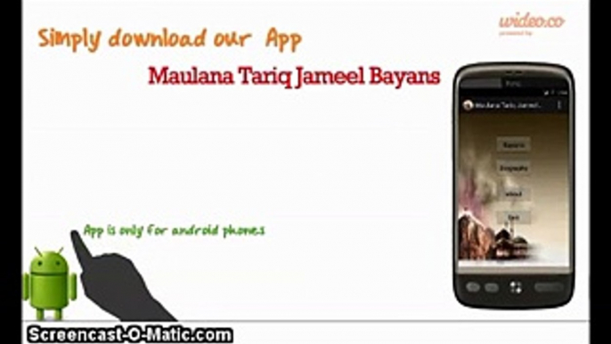 Maulana Tariq Jameel Bayans App Must Watch