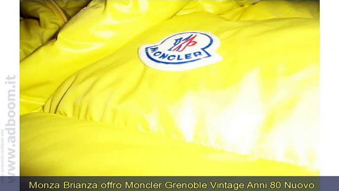 MONZA BRIANZA, MONZA   MONCLER GRENOBLE VINTAGE.ANNI 80.NUOVO CON CARTELLINO! EURO 330