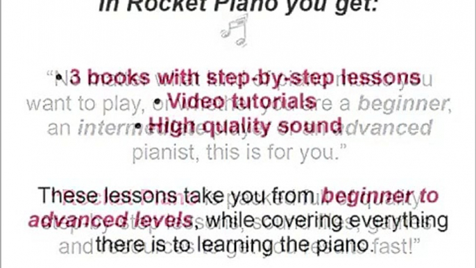 rocket piano ultimate piano learning kit