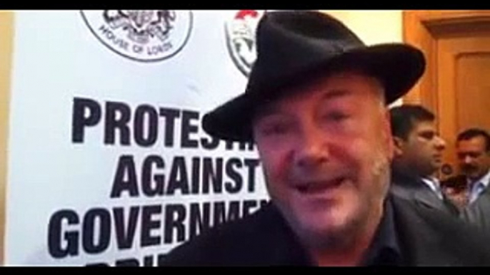 George Galloway @- Special Message on Model Town Massacre and Peshawar Incident --George Galloway Remark about APS Peshawar Attack