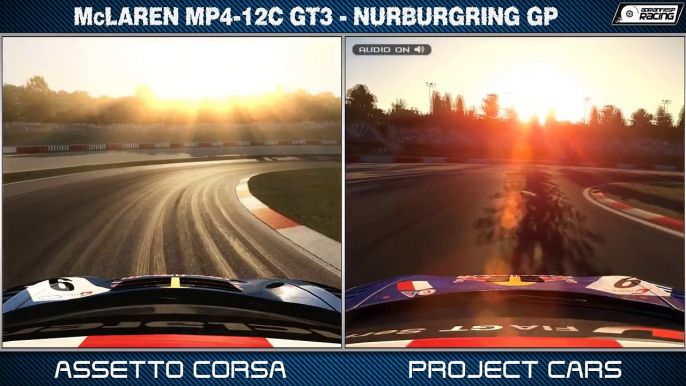 Assetto Corsa vs Project CARS - McLaren MP4-12C GT3 @ Nürburgring GP