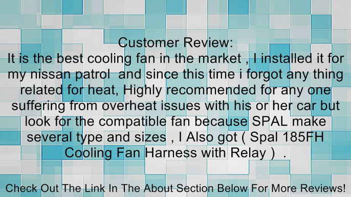 SPAL 13" Curved Blade High Performance Fan / 12V Pusher Review