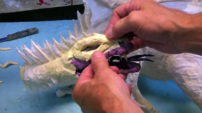 Amazing Paper Mache Equinox Dragon