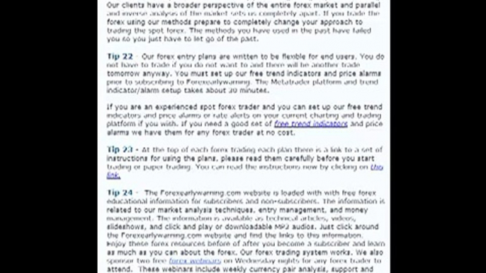 Forex Trendy-Lesson 7 - Forex Trading Tips Part 2