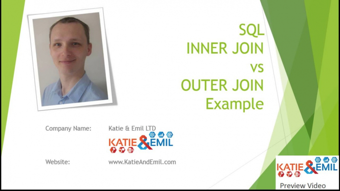 SQL Inner Join vs Outer Join Tutorial Example