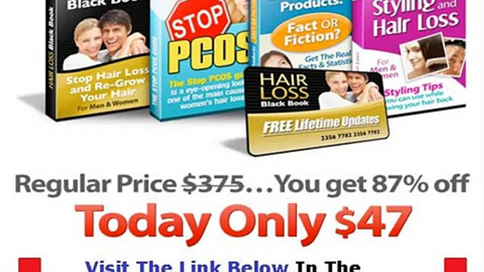 Hair Loss Black Book Reviews Bonus + Discount