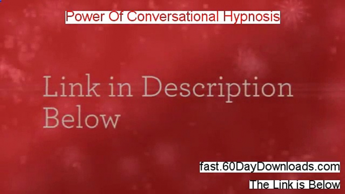 Power Of Conversational Hypnosis By Igor Ledochowski - Power Of Conversational Hypnosis Pdf