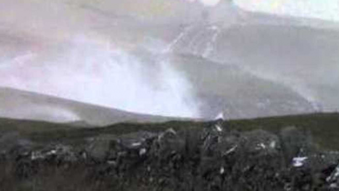 'Weather Bomb' Waves Crash Against Irish Cliffs