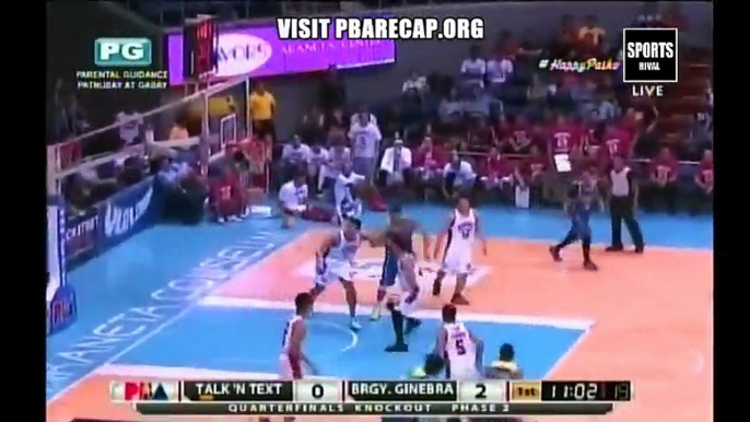 Talk n Text VS Brgy. Ginebra [1st QUARTER] - December 16, 2014 GAME REPLAY