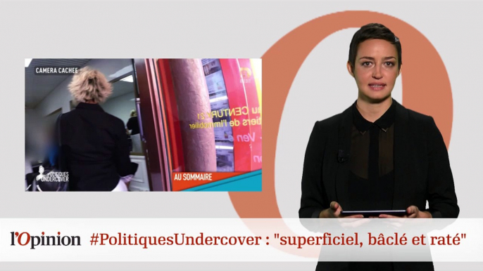 #tweetclash : #PolitiquesUndercover : "superficiel, bâclé et raté"