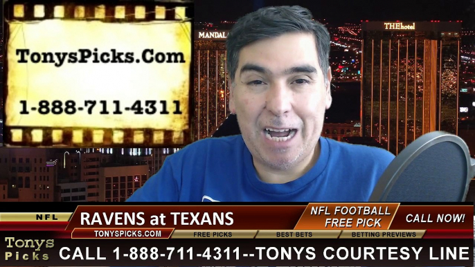 Houston Texans vs. Baltimore Ravens Free Pick Prediction NFL Pro Football Odds Preview 12-21-2014