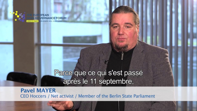 [INTERVIEW] Pavel Mayer - European Data Governance Forum 2014