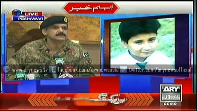 DG ISPR, Major General Asim Saleem Bajwa press conference at Peshawar 16 Dec 2014