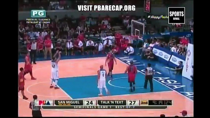 San Miguel Beermen VS Talk n Text [2nd QUARTER] - December 19, 2014 GAME REPLAY