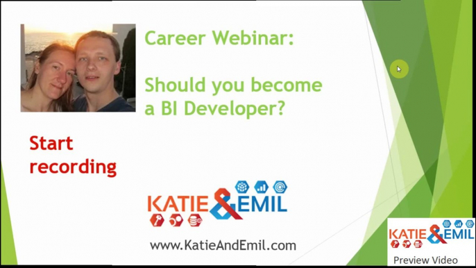 Should I become a BI Developer Webinar Recording