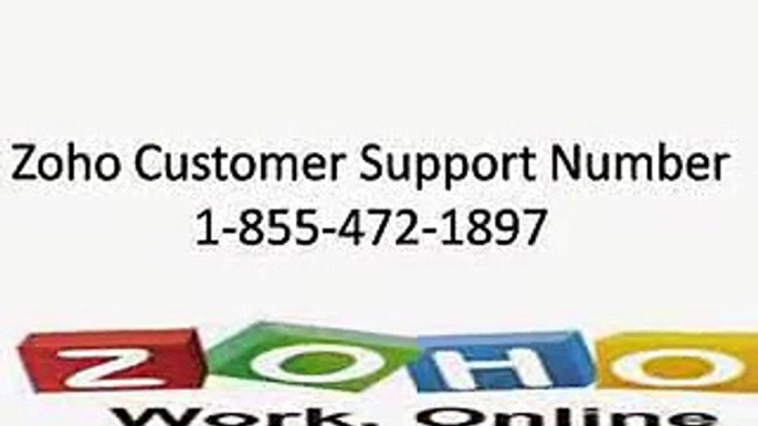 1-855-472-1897 Zoho Tech Support Customer Toll free number