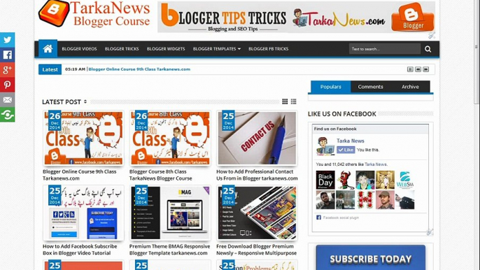 Blogger Tips and Tricks on All your Request TarkaNews Some Blogger Settings