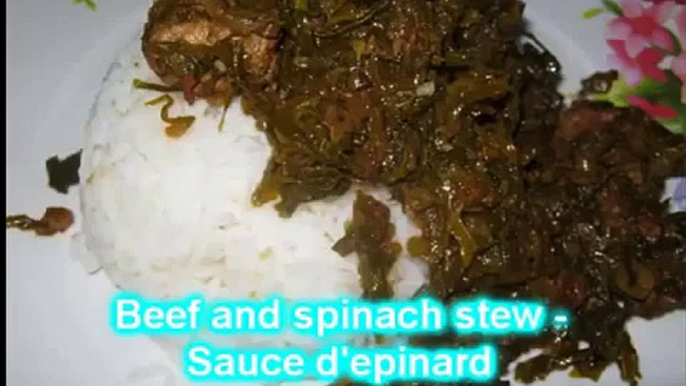 Easy Raw Food Recipes Paleo Cookbook Review Spinach stew with beef African Food Recipes