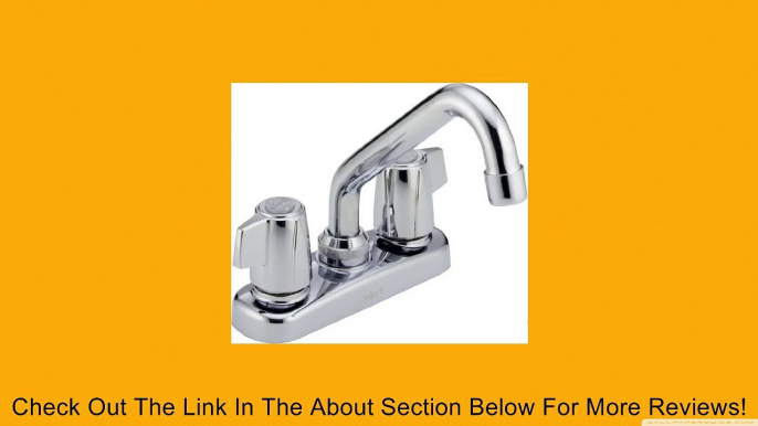 Delta Faucet 2133LF Classic Two Handle Laundry Faucet, Chrome Review