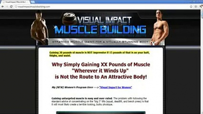 Visual Impact Muscle Building Work