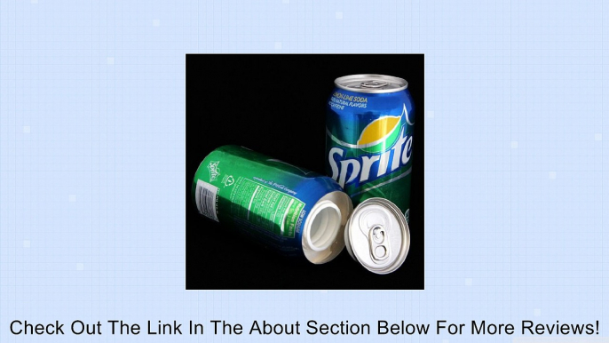 Sprite Soda Diversion Safe Can Stash+Free Pack of 1 1/4 Rasta Wrap Review